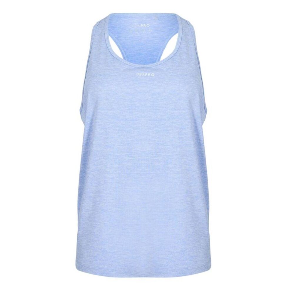 USA Womens/Ladies Pro Flex Tank Top / Brunnera Blue